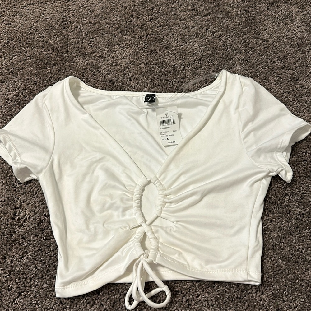 White Windsor top